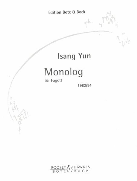 Monolog : Für Fagott (1983/84).