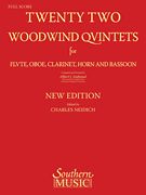 Twenty Two Woodwind Quintets : For Flute, Oboe, Clarinet, Horn and Bassoon - New Edition.