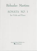 Sonata No. 1 : For Viola and Piano / Viola Part Ed. by Lillian Fuchs.