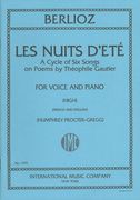 Nuits d'Eté : For High Voice and Piano.
