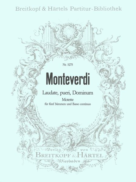 Laudate, Pueri, Dominum : Motet For Five Voices And Basso Continuo.