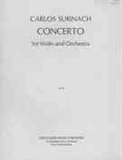 Concerto : For Violin and Orchestra.