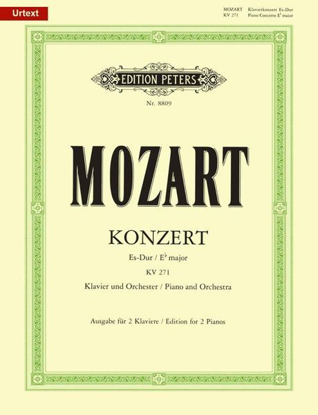 Concerto For Piano No. 9 In Eb, K. 271 / Edited By Christoph Wolff : For Piano & Orchestra.