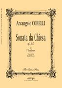 Sonata Da Chiesa, Op. 3 No. 7 : For Trombone Trio / Trnscribed by R. Nethercutt.
