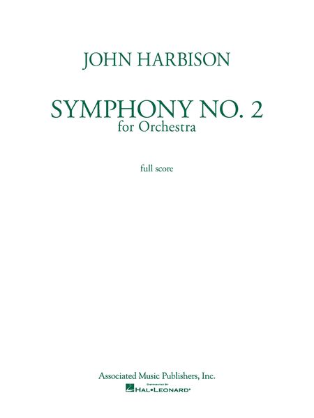 Symphony No. 2 : For Orchestra.