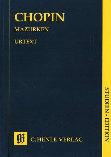 Mazurkas : For Piano / Urtext Edition By Ewald Zimmermann.