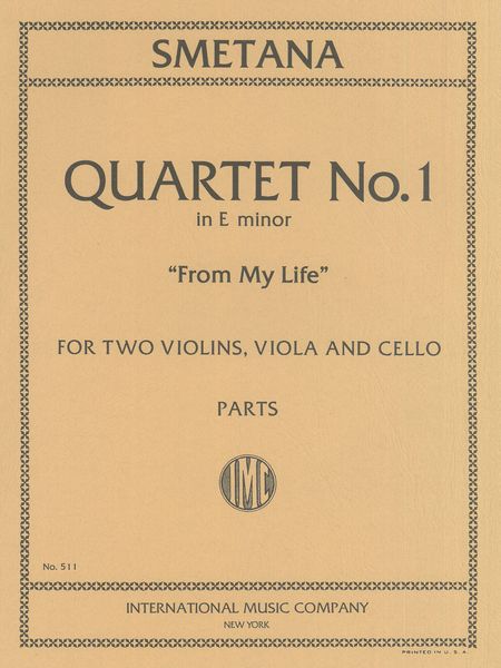 Quartet In E Minor : From My Life.