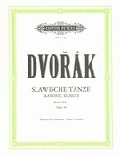 Slawische Taenze Op. 46, Band I : For Piano 4-Hands.