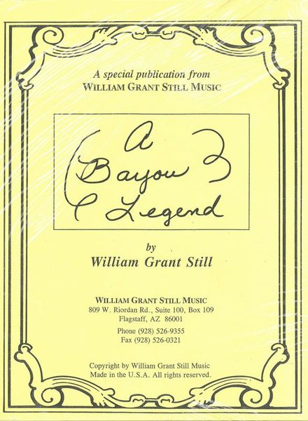 Bayou Legend : An Opera In Three Acts.