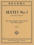 Sextet No. 1 In B Flat Major, Op. 18 : For Two Violins, Two Violas and Two Violoncellos.