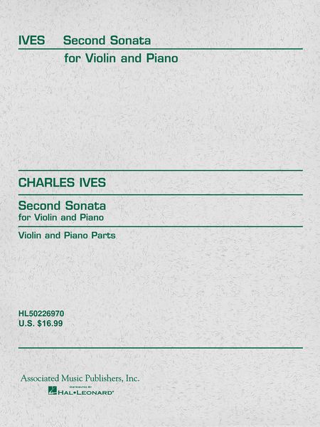 Sonata No. 2 : For Violin and Piano.