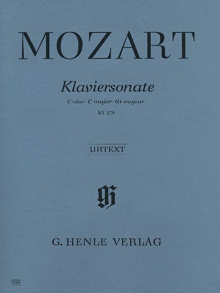 Klaviersonate C-Dur, K. 279 / Herausgegeben Von Ernst Herttrich.