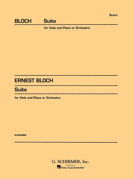 Suite : For Viola & Orchestra.