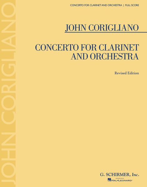 Concerto : For Clarinet and Orchestra - Revised Edition.