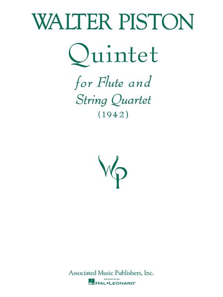 Quintet : For Flute and String Quartet.
