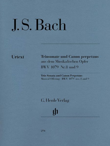 Trio Sonata and Canon Perpetuus From The Musical Offering : For Flute, Violin and Continuo.