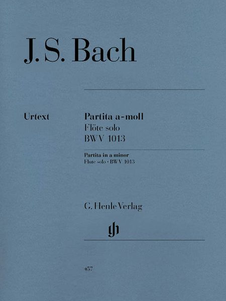 Partita For Flute, BWV 1013 In A Minor / edited by Hans Eppstein.