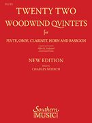 Twenty Two Woodwind Quintets : Flute Part Only.