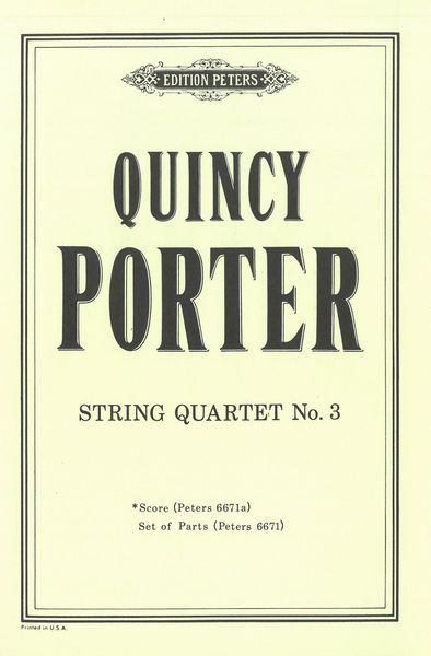 String Quartet No. 3.