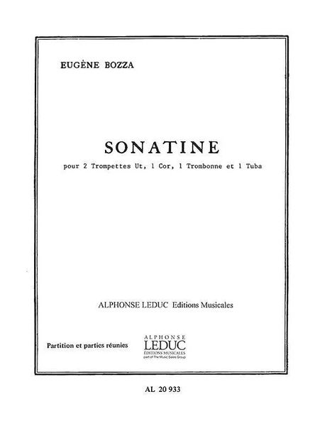 Sonatine : For Two Trumpets, Horn, Trombone and Tuba.