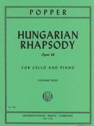 Hungarian Rhapsody, Op. 68 : For Violoncello and Piano.