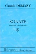 Sonata : Pour Flute, Alto Et Harpe.
