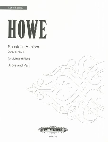Sonata : For Violin And Piano.